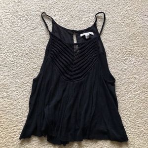 Black American Eagle Crop Top